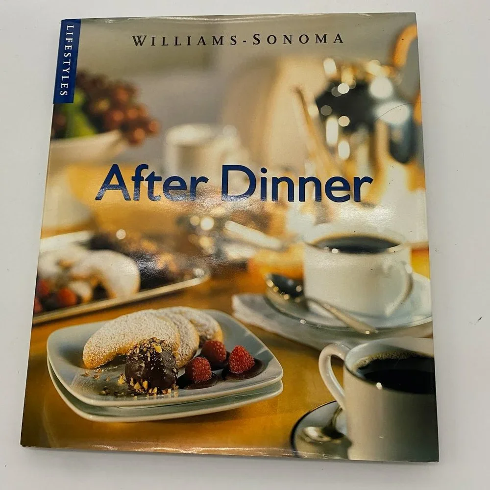Vintage Williams-Sonoma After Dinner Cookbook